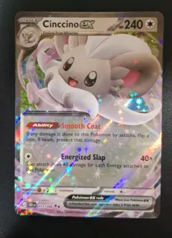 Pokemon TCG Chaos Rising 73/86 Cinccino ex - Image 1