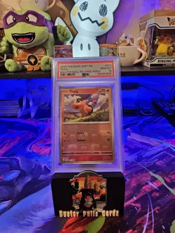 2025 POKEMON WHT EN-WHITE FLARE MASTER BALL REVERSE HOLO #011 TEPIG PSA 10 - Image 1