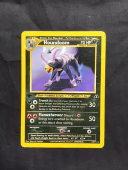 Pokemon Cards: Neo Discovery 1st Edition Rare: Houndoom 23/75 - Image 1