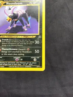 Pokemon Cards: Neo Discovery 1st Edition Rare: Houndoom 23/75 - Image 4