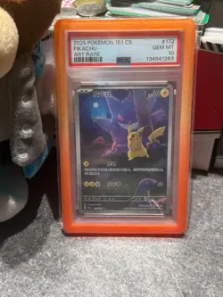 Pokemon 172 Pikachu PSA 10 AR 172/151 Collect 151 Gengar S.Chinese - Image 2