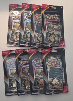 Pokemon TCG Chaos Rising Blistered Booster Pack Lot of 8-Toxel New And Sealed - Image 1