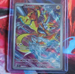Pokemon TCG Zeraora 151/142 Stellar Crown IR Holo - Image 1