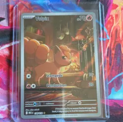 The Pokemon Company Pokemon TCG Vulpix 138/132 ME01 Secret Rare Holo EN 70HP - Image 1