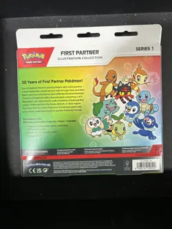 Pokemon TCG First Partner Illustration Collection Box - Series 1 - New & Sealed - Image 2