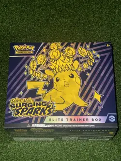 Pokemon TCG Surging Sparks Elite Trainer Box ETB English New & Sealed - Image 1