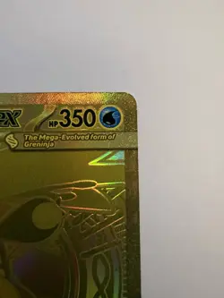 Mega Greninja EX 122/086 Mega Hyper Rare Gold Chaos Rising Pokemon - Image 4