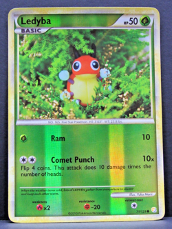 Pokemon Spanish TCG Ledyba Heartgold & Soulsilver 71/123 Reverse Holo 2010 LP - Image 1