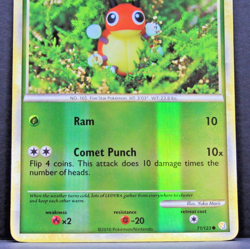 Pokemon Spanish TCG Ledyba Heartgold & Soulsilver 71/123 Reverse Holo 2010 LP - Image 3