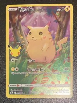 Pokemon Pikachu TCG 005/025 Celebrations 25th Anniversary - Image 1