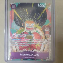 One Piece TCG Monkey D. Luffy OP07- 073 R Card Bandai Card Game Fest 25/26 Promo - Image 2
