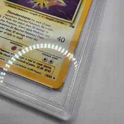PSA 9 - Pokemon TCG Zapdos Holo Rare Fossil Set - #15 Corrected Foil - Graded - Image 5