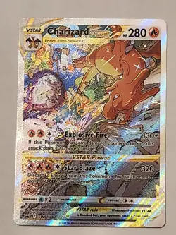 Pokemon Sword & Shield Charizard VSTAR SWSH262 Promo Holo Full Art 280 HP NM - Image 1