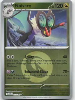 Noivern (Energy Symbol Pattern) 157/217 Ascended Heroes Pokemon Reverse Holo NM - Image 1