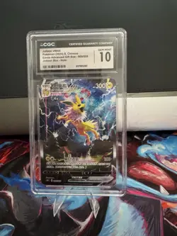 CGC 10 Jolteon VMAX 009/009 Eevee Adv Gift Box Promo Holo CH 2024 - Image 1