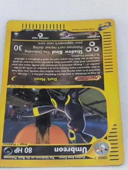 Umbreon 041/147 Aquapolis Reverse Holo Ultra Rare Pokemon TCG Nintendo Eevee LP - Image 4