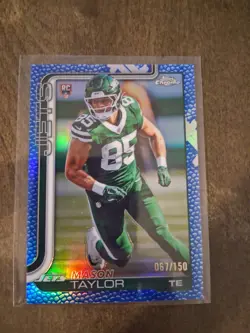 Topps Chrome 2025 NFL numbered Card Lot (5) Irving Taylor Verse Otton - Image 4