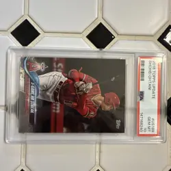 2018 Topps Update 💎PSA 10💎 Shohei Ohtani Rookie Card RC #US189 3 HR Streak - Image 3