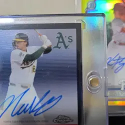 Topps 2025 Platinum Anniversary Nick Kurtz Rookie On Card Auto 10/10 Athletics - Image 3