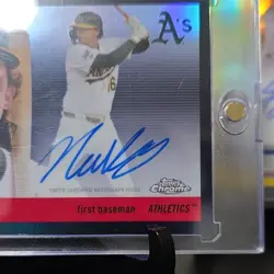 Topps 2025 Platinum Anniversary Nick Kurtz Rookie On Card Auto 10/10 Athletics - Image 4