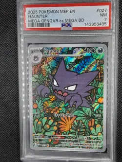 Pokemon PSA 7 - HAUNTER 027 MEGA GENGAR EX MEGA BD - Image 1