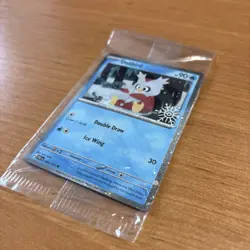 Pokemon TCG Delibird 046/193 SEALED Festive Snowflake Stamp Promo - Image 3