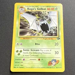 Pokemon Koga's Golbat Gym Challenge Uncommon Regular Unlimited English 46/132 - Image 1