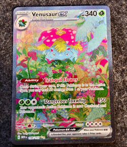 Pokemon TCG Venuaur Ex 198/165 Special Illustration S&V 151 English NM/Mint - Image 1