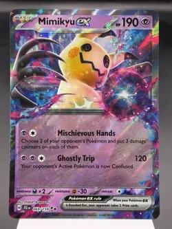Mimikyu ex 069/159 - Ultra Rare Holo - Journey Together Pokemon Card MINT - Image 1