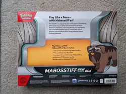 Pokemon TCG: Mabosstiff ex Box - 2 Foil Promo Cards & 4 Booster Packs - NEW - Image 2
