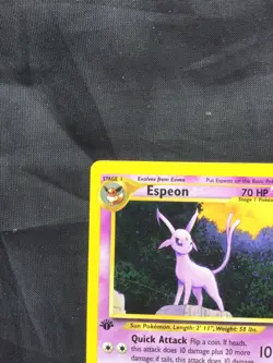 Pokemon Cards: Neo Discovery 1st Edition Rare: Espeon 20/75 - Image 2