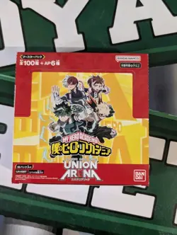 Union Arena My Hero Academia Booster Pack Box Bandai Japanese (Brand New) 4549660955092 - Image 1