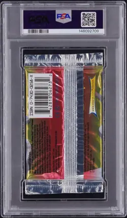 2000 Pokemon 1st Edition Neo Genesis Sealed Pack Typhlosion Art | PSA 9 - Image 2