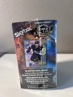 2022-23 Upper Deck SkyBox Metal Universe NHL Hockey Blaster Box! NEW - Image 3