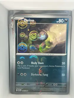 Deino - 065/086 - White Flare - Pokeball - Pokemon TCG 👑 - Image 1