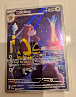 POKEMON CARD -WATCHOG 2 CARDS - ILLUSTRATION RARE 097/086 & RH 071/086 NEAR MINT - Image 1