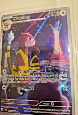 POKEMON CARD -WATCHOG 2 CARDS - ILLUSTRATION RARE 097/086 & RH 071/086 NEAR MINT - Image 2
