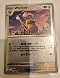 POKEMON CARD -WATCHOG 2 CARDS - ILLUSTRATION RARE 097/086 & RH 071/086 NEAR MINT - Image 3
