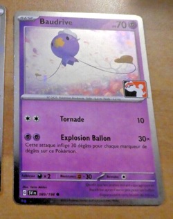 POKEMON SERIE PACK CARD LEAGUE/LIGUE FR CARTE HOLO BAUDRIVE 089/198 TCG NEUF - Image 1