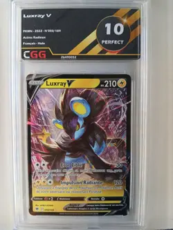 Carte pokemon Francais Luxray V (ASR 050) Astres Radieux CGG 10 26490052 - Image 1