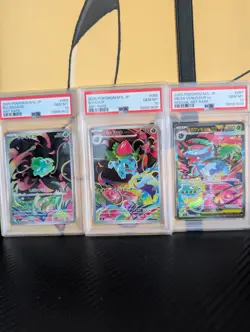 PSA 10 - Mega brave trio Bulbasaur Ivysaur Venusaur gem mint graded Pokemon TCG - Image 1
