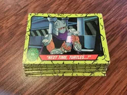 TEENAGE MUTANT NINJA TURTLES TRADING CARDS INCOMPLETE 38/88 1989 TOPPS - Image 1