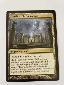 MTG Nykthos, Shrine to Nyx - Theros 223 NM free tracked shipping - Image 1