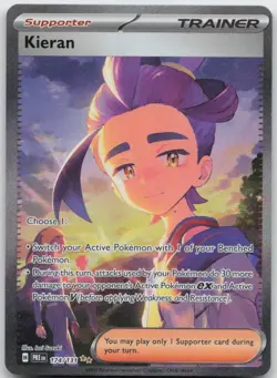 Kieran 174/131 Special Illustration Rare Prismatic Evolutions Pokemon TCG NM - Image 1