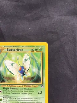 Pokemon Cards: Neo Discovery 1st Edition Rare: Butterfree 19/75 - Image 3