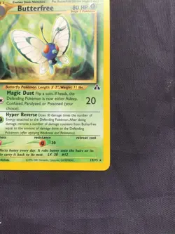 Pokemon Cards: Neo Discovery 1st Edition Rare: Butterfree 19/75 - Image 4