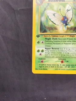Pokemon Cards: Neo Discovery 1st Edition Rare: Butterfree 19/75 - Image 5