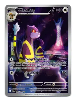 Watchog 97/86 Illustration Rare Pokemon TCG Chaos Rising ME04 NM - Image 1