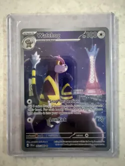 Watchog 97/86 Illustration Rare Pokemon Chaos Rising ME04 - Image 1