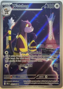 Watchog 97/86 Illustration Rare Pokemon Chaos Rising ME04 NM - Image 1